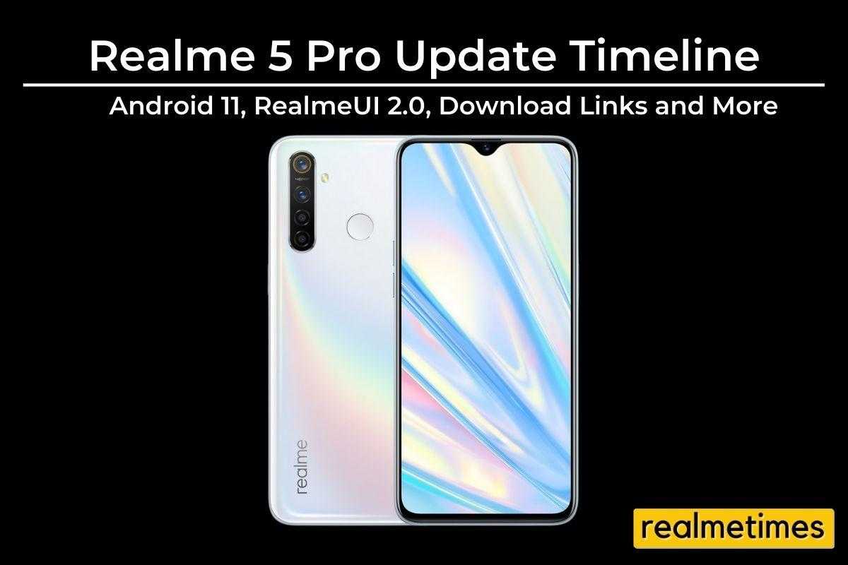 Realme 5 Pro Update Timeline