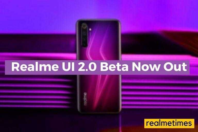 Realme 6 Pro Realme UI 2.0 Beta update