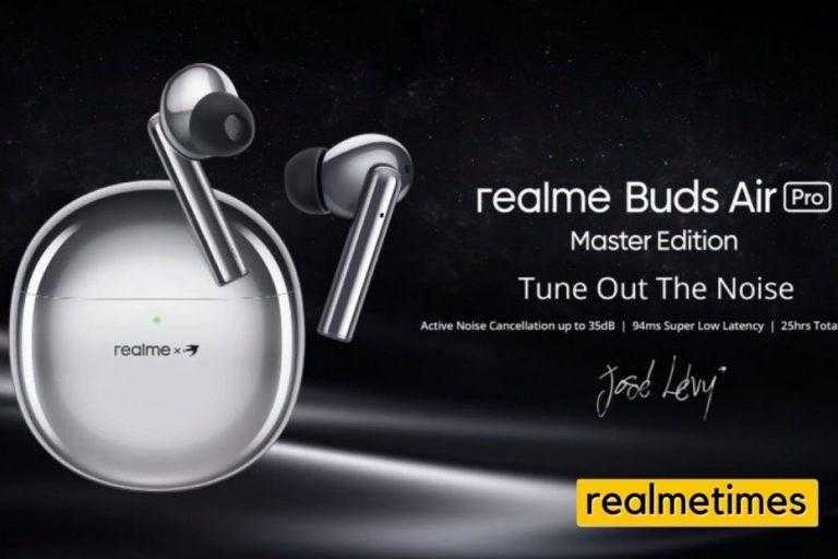 Realme Buds Air Pro Master Edition India launch poster image