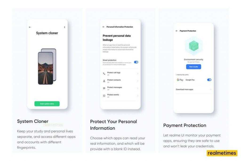 Realme UI Privacy