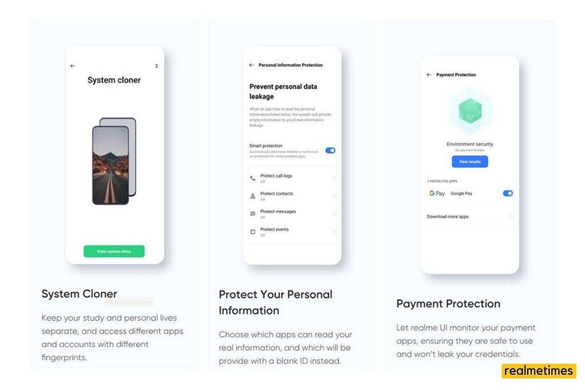 Realme UI Privacy
