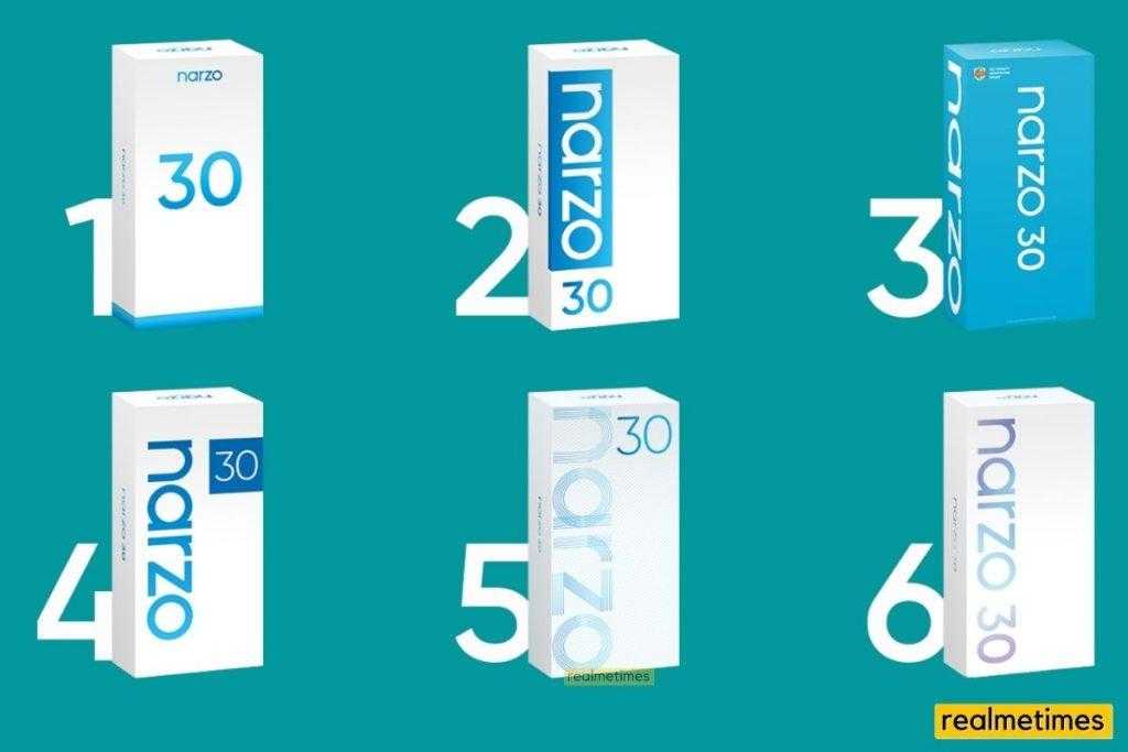 Realme Narzo 30 Box