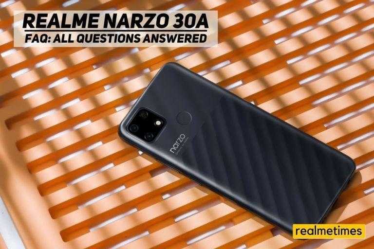 Realme Narzo 30A FAQ