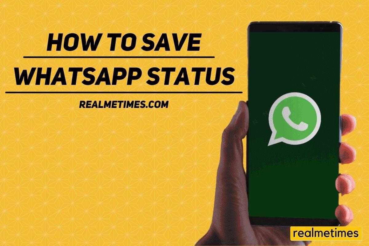 Save Whatsapp Status Realme Phones