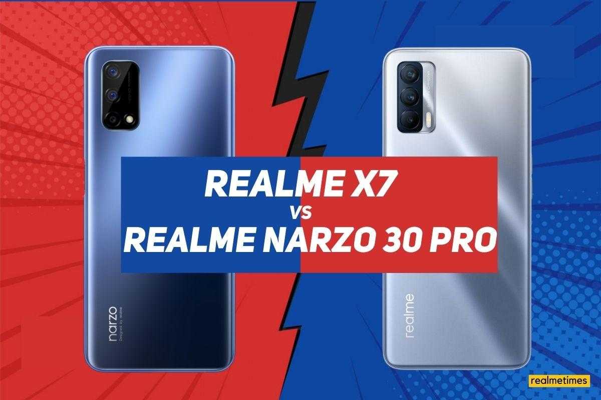 Realme X7 vs Narzo 30 Pro
