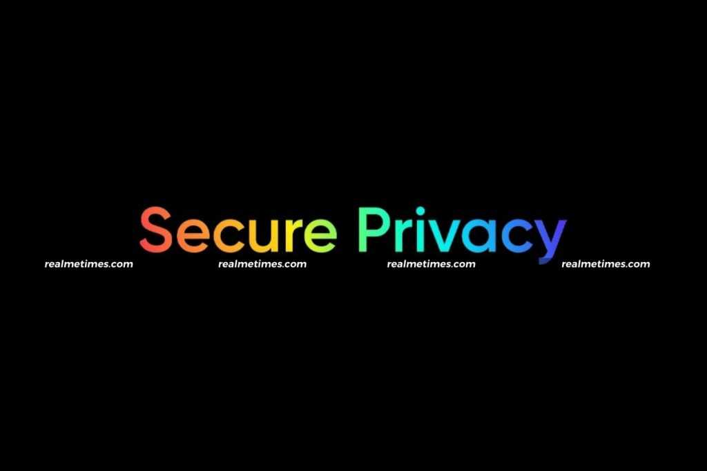 Secure Privacy realme UI 3.0