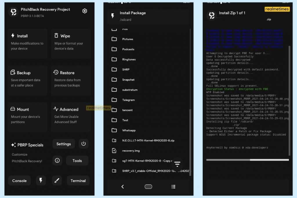 Install ROM Recovery