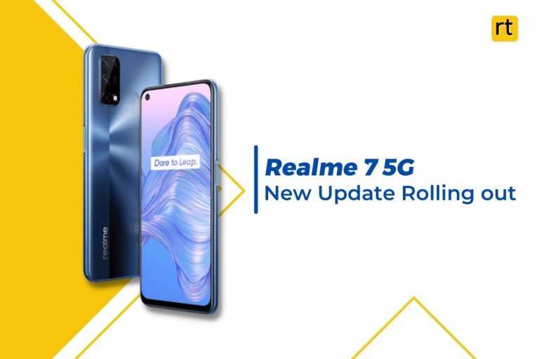 Realme 7 5G New Update