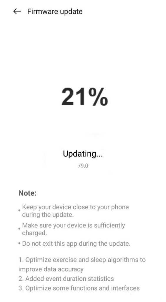 Realme Watch S Pro 1.3.0.79 Update