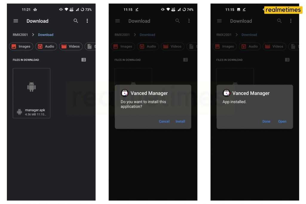 Install Vanced APK