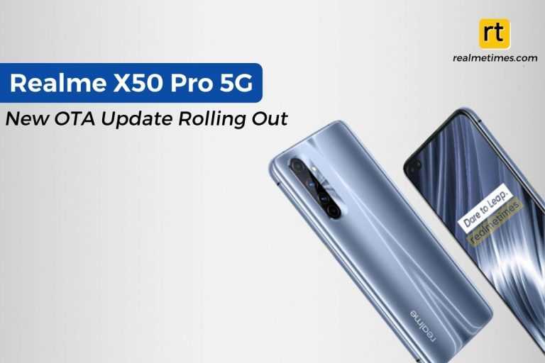 Realme X50 Pro 5G New OTA featured