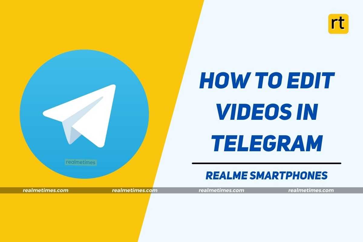 How to Edit Video Telegram Realme