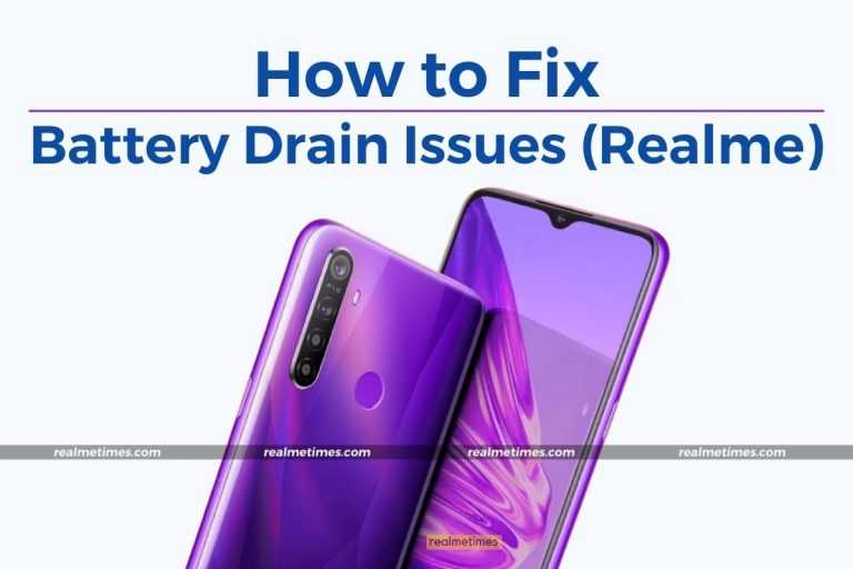 How to Fix Overnight Battery Drain Issues Realme