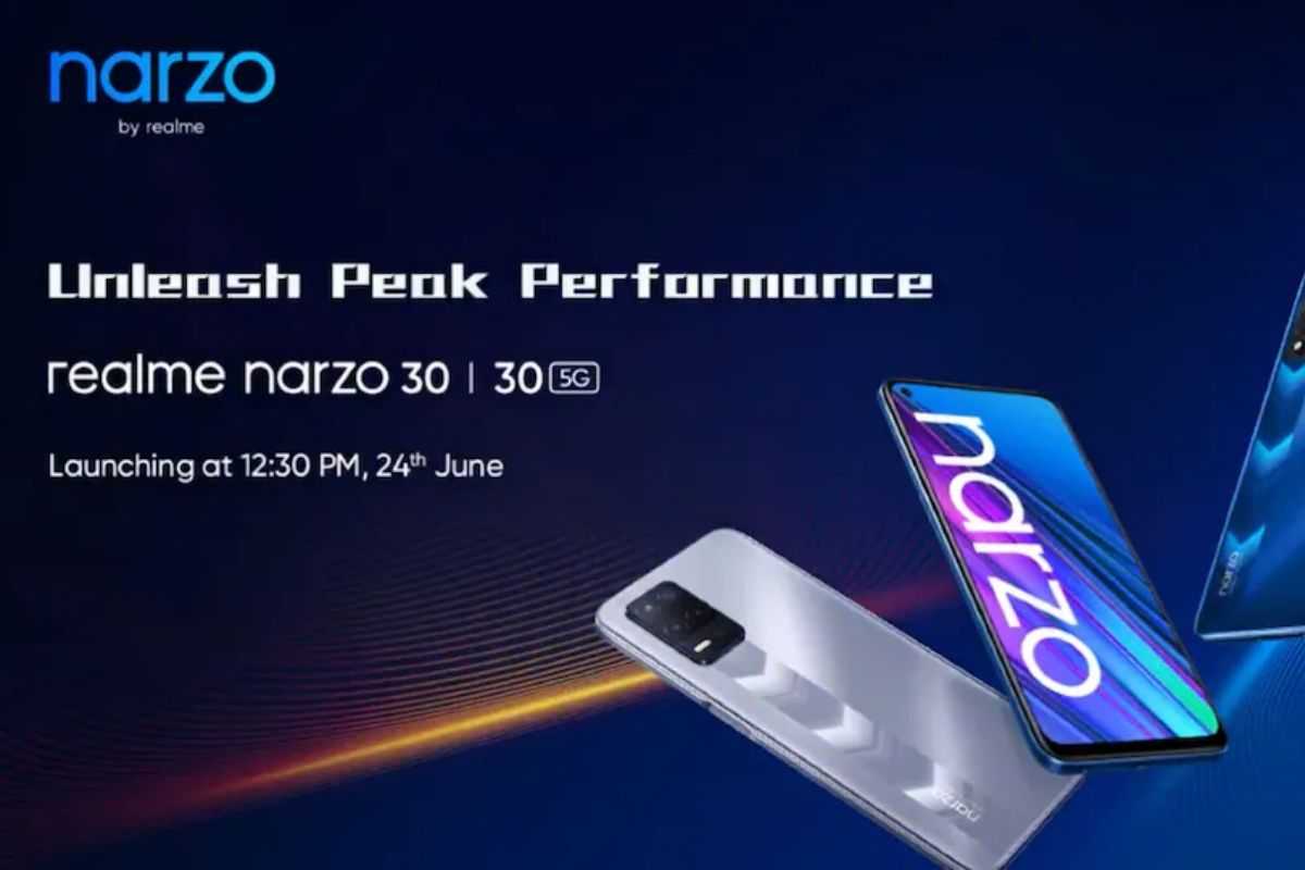 Realme Narzo 30 4g Narzo 30 5g New 32 Inch Tv To Arrive On 24th June 2021 In India 7408