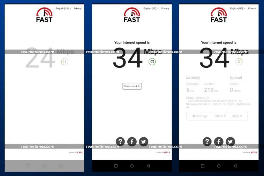 Check Internet Speed Mobile Fast