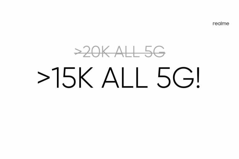 Realme 5G 15K India