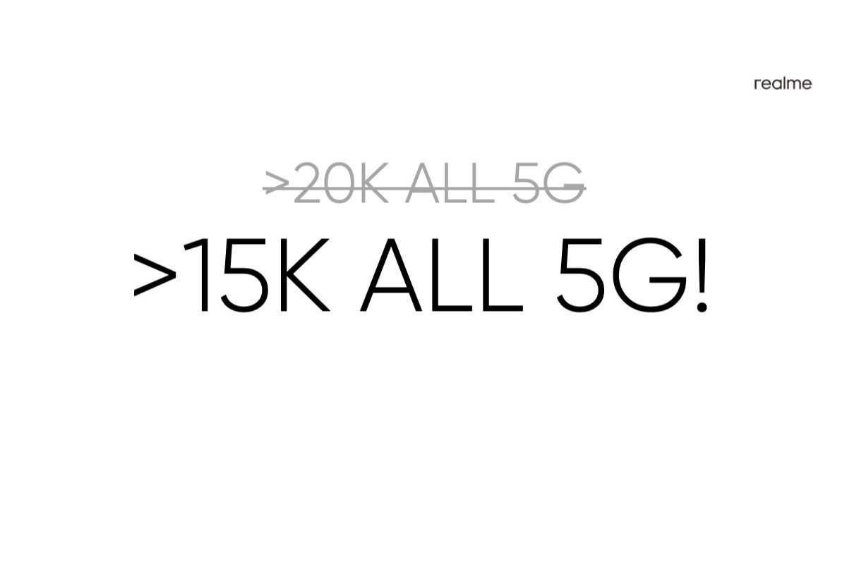 Realme 5G 15K India