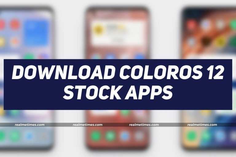 ColorOS 12 Stock Apps for Realme (1)