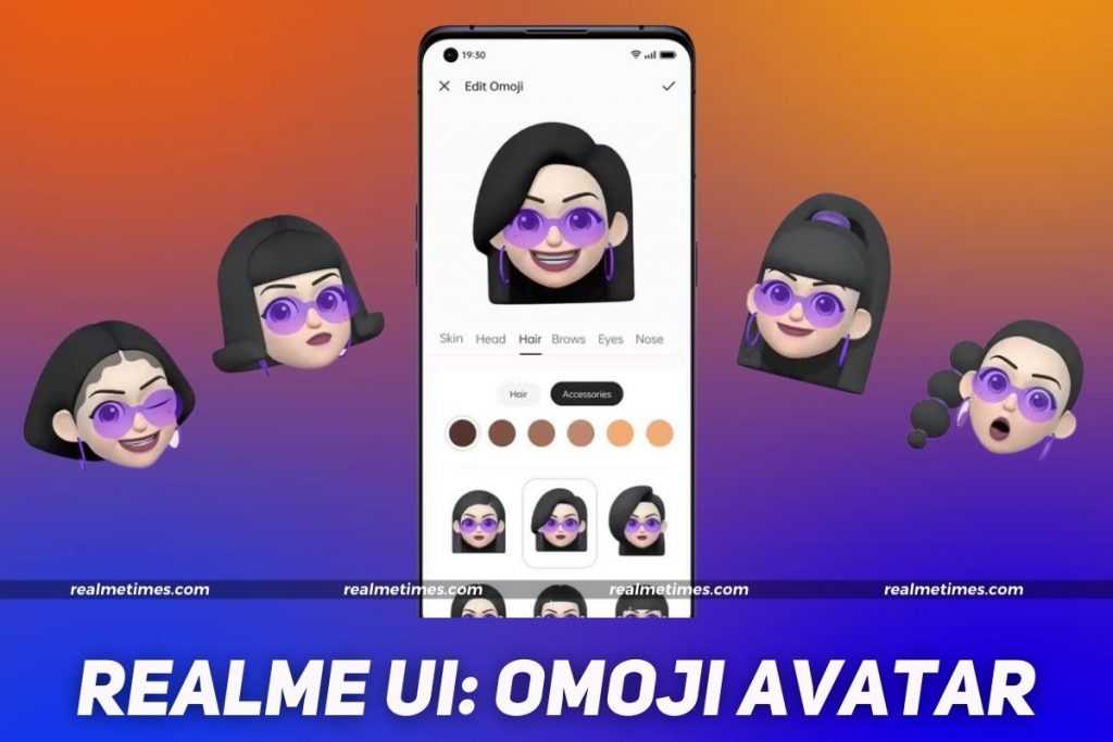 OMOJI Avatar in Realme UI