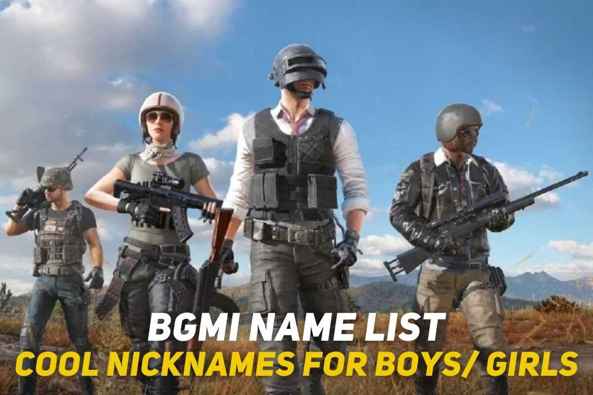 Game names in pubg PUBG Name