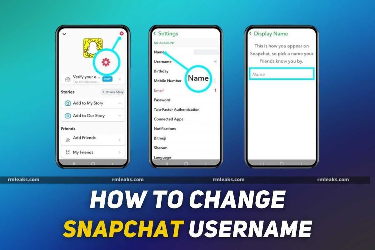 Change Username Snapchat