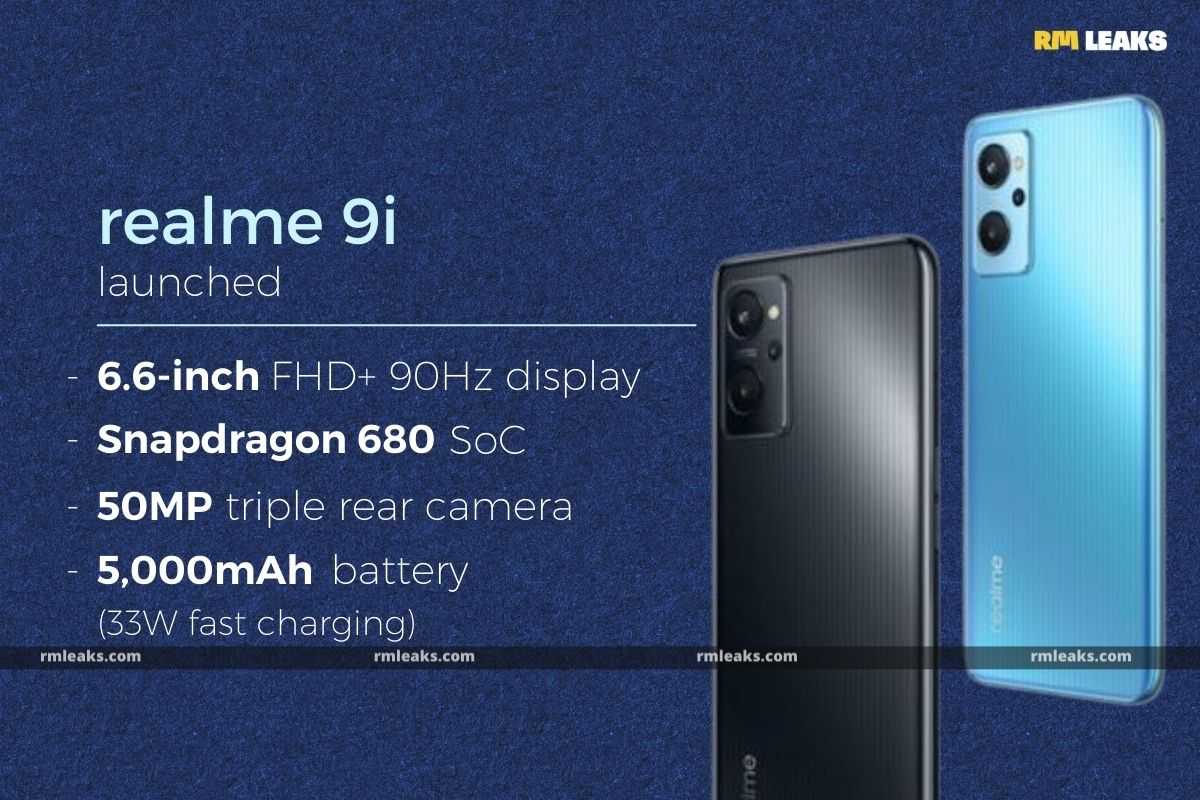 Realme 9i Launched