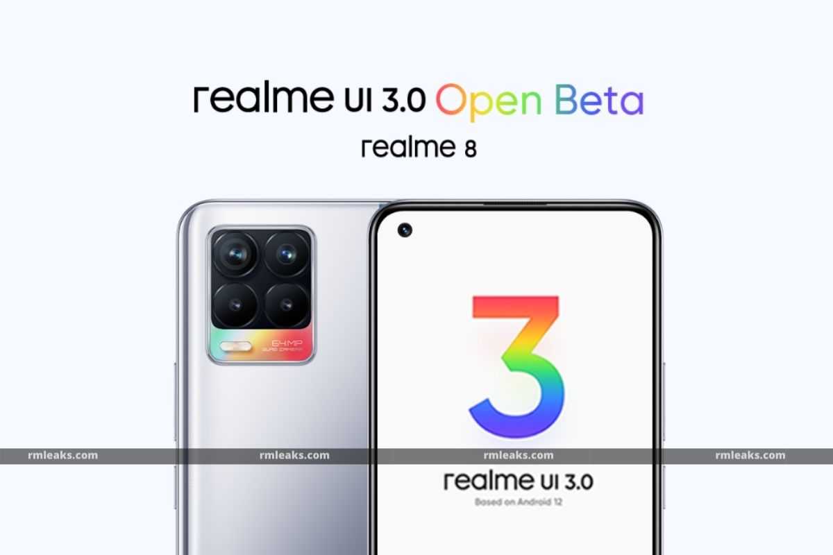 Realme 8 UI 3.0 Open Beta