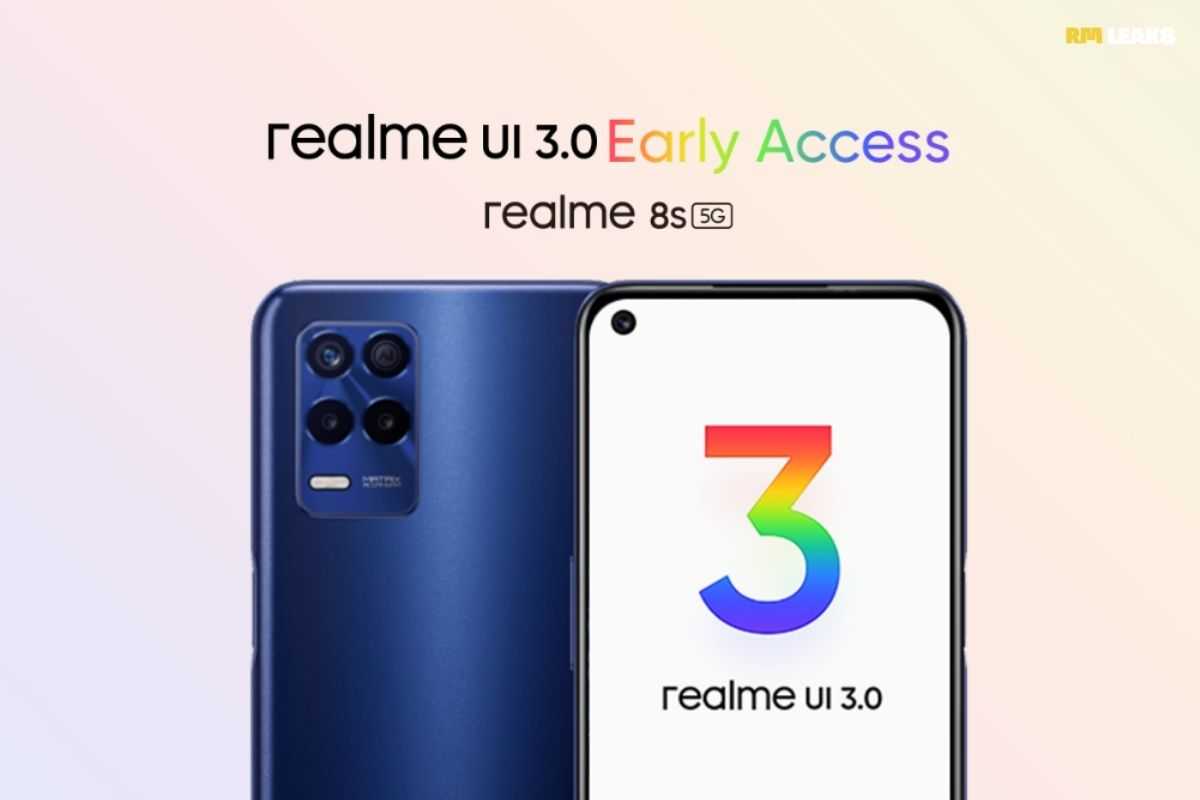 Realme 8S Realme UI 3.0