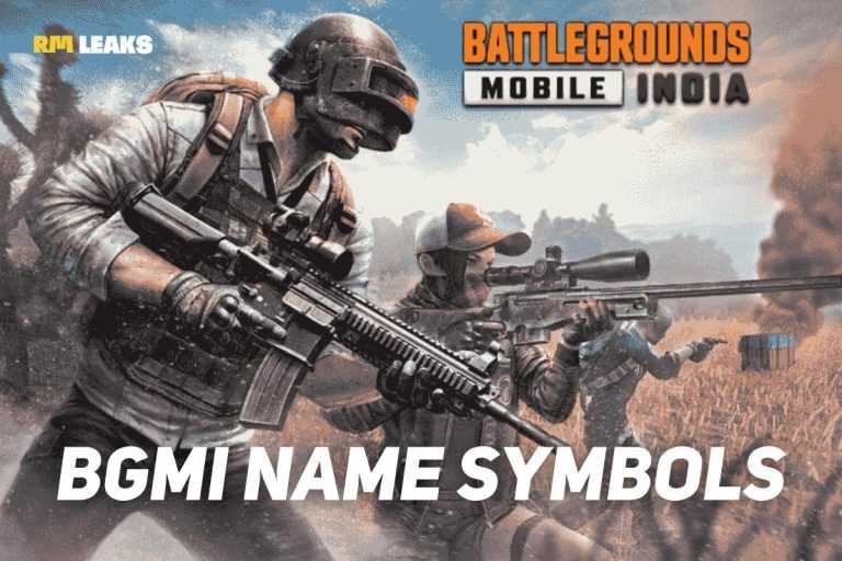 BGMI aka PUBG Mobile Name Symbols 100+ Best and Unique Name Symbols for Battlegrounds Mobile India